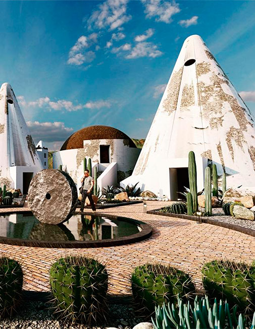 Vista del patio
